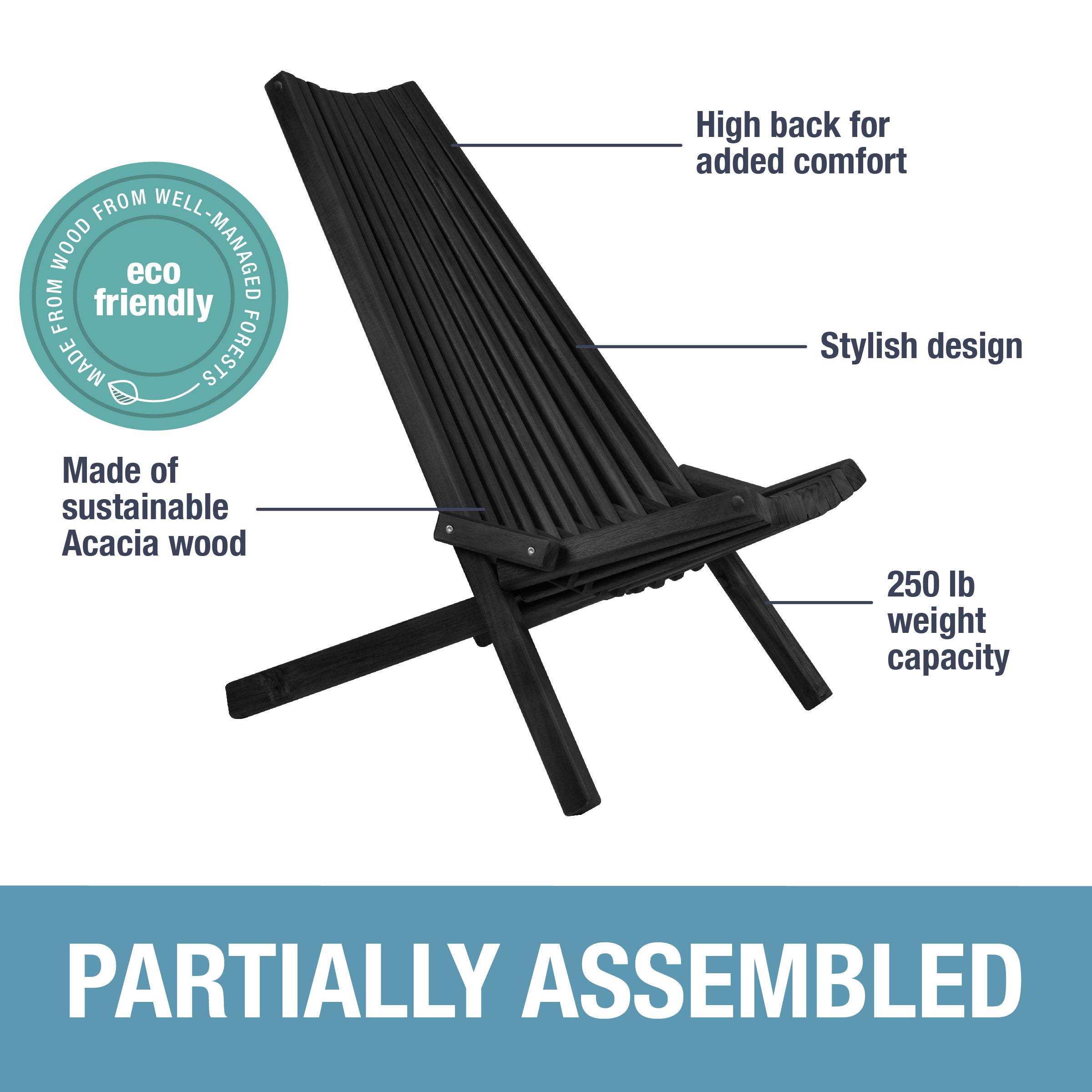 Tamarack Chair Partially Assembled CleverMade