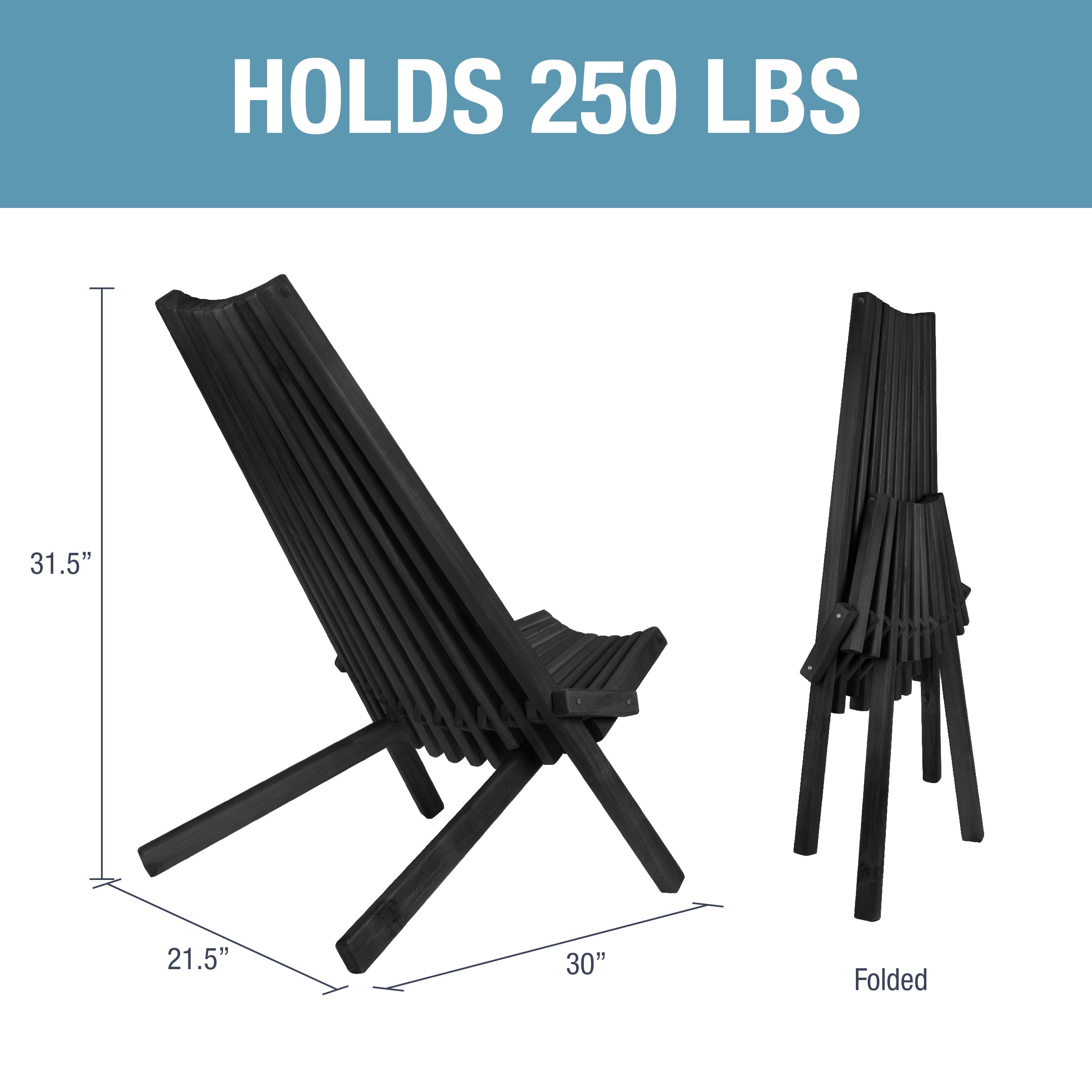 Tamarack folding sales wooden outdoor chair