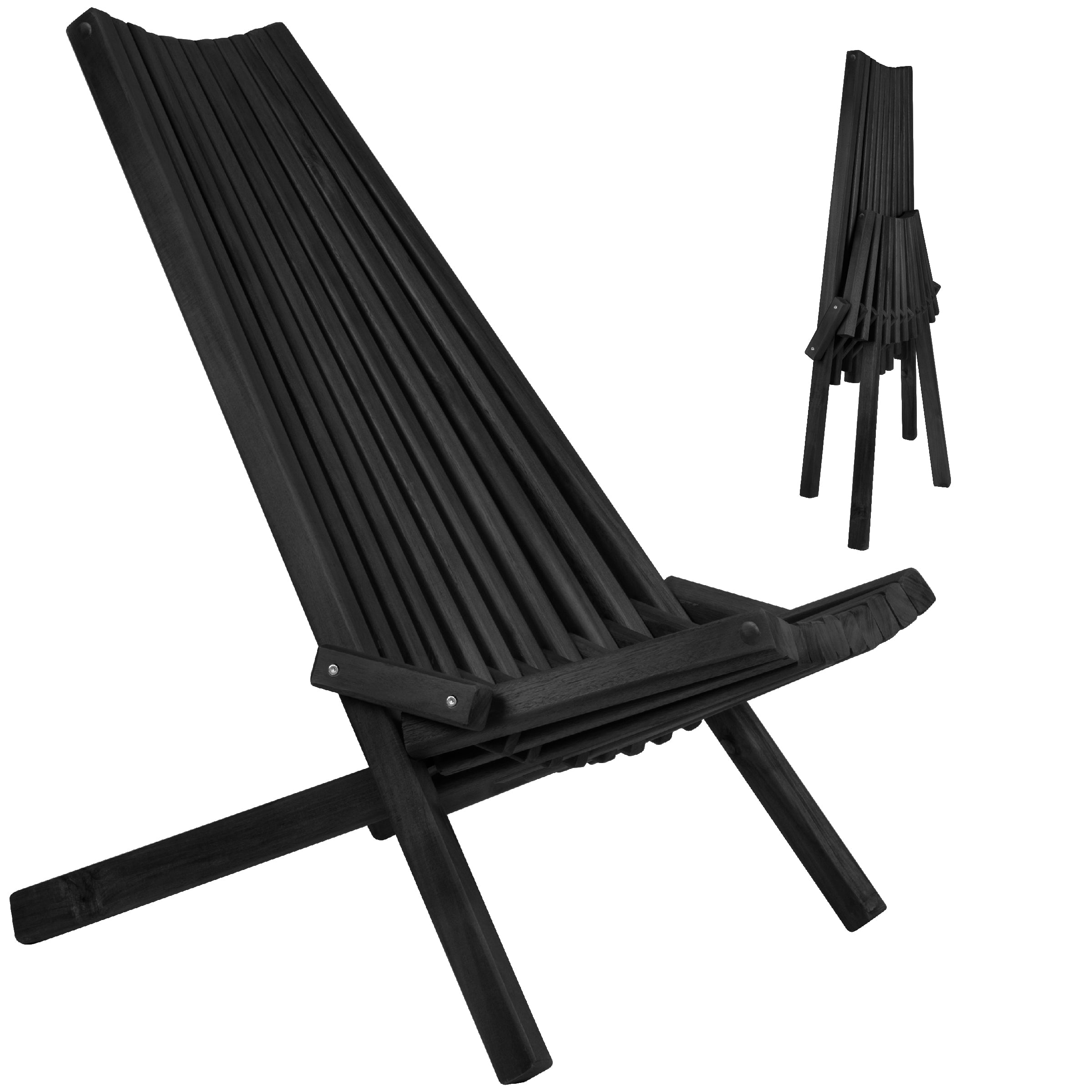 Tamarack folding wooden shop outdoor chair